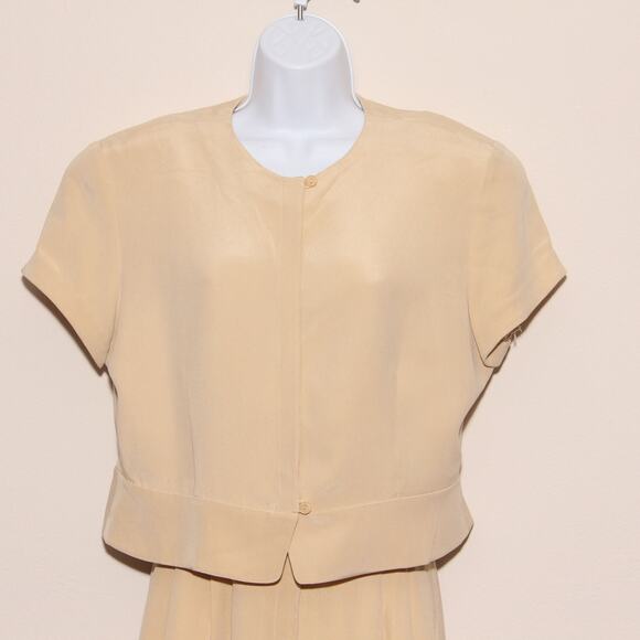Vintage Silk Peplum waist top Size 14P Jones New York - Picture 1 of 4